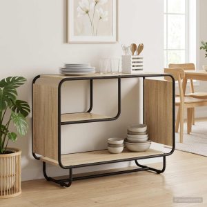 Dressoir Sonoma Eiken 93.5x37.5x64.5 cm bewerkt hout