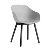 HAY About a Chair AAC 212 eetkamerstoel zwart gelakt eiken Concrete Grey 2.0