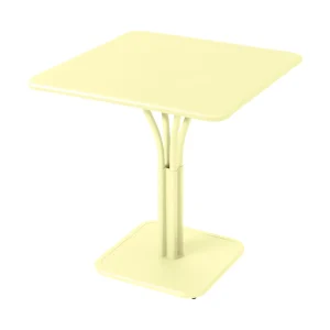 Fermob Luxembourg tuintafel kolom 71x71 cm Frosted Lemon