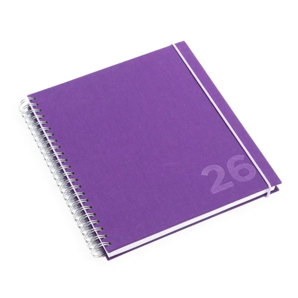 calendar-2026-blueberry_4.webpv1766384461 Bookbinders Design - 2026 Diary - Wire-O - Regular - Blueberry